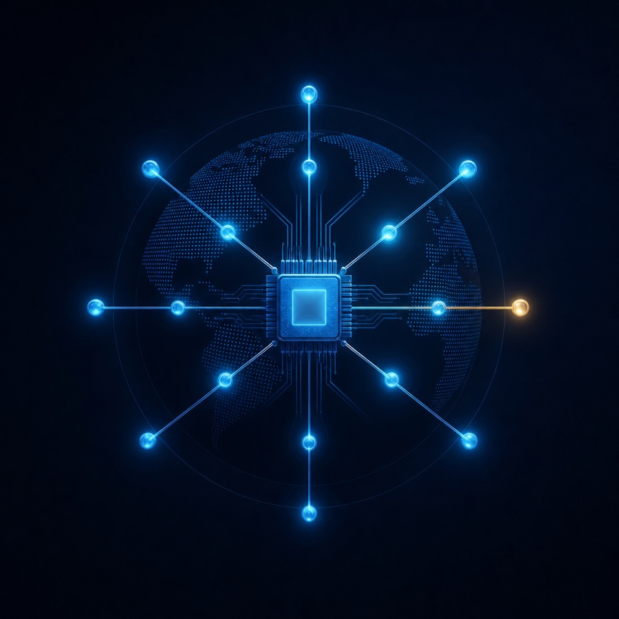 Supply network emblem